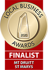 Local Business Awards 2020 finalist, Mt Druitt and St Marys